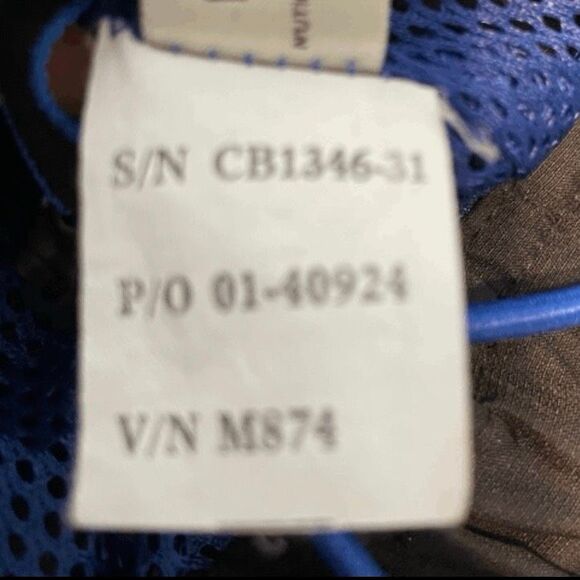 Cutter & Buck Windbreaker Utility Jacket Black Blue Vented Logo Full Zip Front - Picture 6 of 12